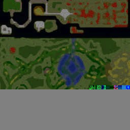 DBZ RPG Adventure v3.81 - Warcraft 3: Mini map