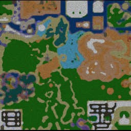 DBZ Tribute EXr - Warcraft 3: Mini map