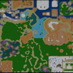 DBZ Tribute Reverted V10.5 - Warcraft 3: Mini map
