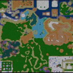 DBZ Tribute Saiyan v1.0b - Warcraft 3: Mini map