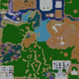 DBZ Tribute Stripped - Warcraft 3: Mini map