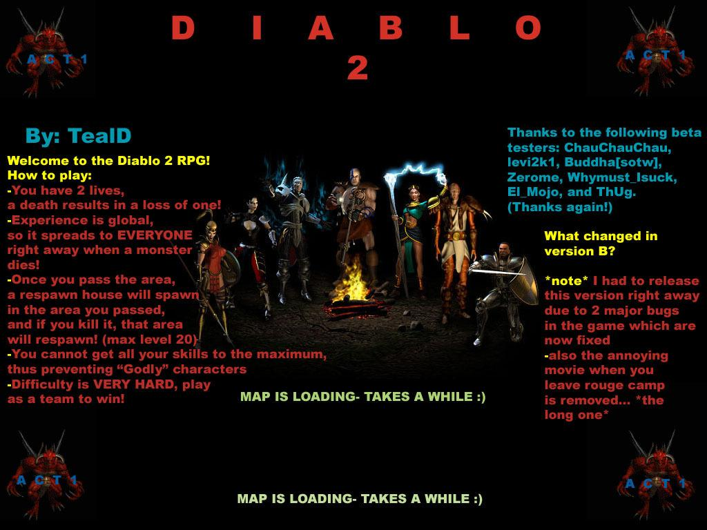 diablo 2 act level guide