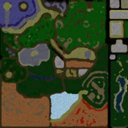 Dragonball Z: Supreme RPG V2.4 - Warcraft 3: Mini map