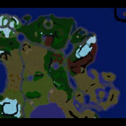 Gaena - Krieg der Schatten - Warcraft 3: Mini map