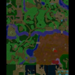 Гиблые земли v.2.7 - Warcraft 3: Mini map