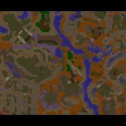 HauntedVillage II RedMoon - Warcraft 3: Mini map