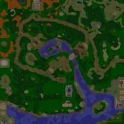 Knights & Rogues Single RPG v 1.4.1 - Warcraft 3: Mini map