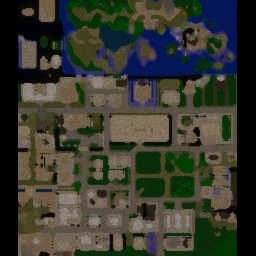 Life of a Saiyan 2.0[models] - Warcraft 3: Mini map
