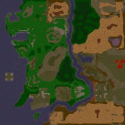 Lotr Builder Middle Earth 9.0 - Warcraft 3: Mini map