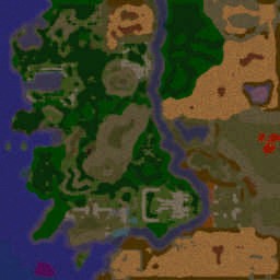 Lotr Builder The 4th Age 3.0 - Warcraft 3: Mini map
