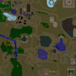 LOTR FellowshipQuest - Warcraft 3: Mini map