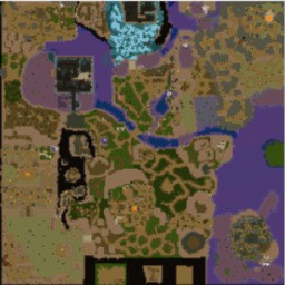 Naruto New History RPG 0.5.1 - Warcraft 3: Mini map