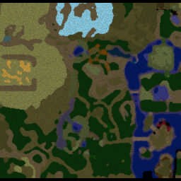 Naruto Shippuuden Epic Chronicles - Warcraft 3: Mini map