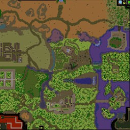 Naruto World 1.0 S3 B9.2a - Warcraft 3: Mini map