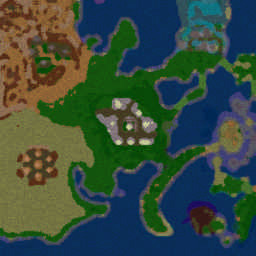 Naruto World RPG v1.6 - Warcraft 3: Mini map