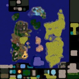 격전의아제로스 RPG 1.33D - Warcraft 3: Mini map