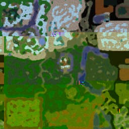 Santara ORPG ver. 2.81 - Warcraft 3: Mini map