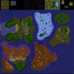 The Cursed Islands Beta v1.08 - Warcraft 3: Mini map