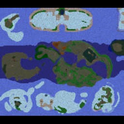 The Four Nation - Warcraft 3: Mini map