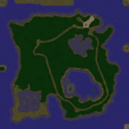 The Island Arcanine v1.0 - Warcraft 3: Mini map