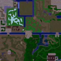 The Legendarys Knights - Warcraft 3: Mini map