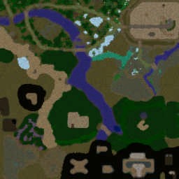 Throne of Azora 1.10 - Warcraft 3: Mini map