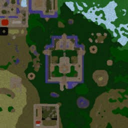 Titan Land Custom 9 - Warcraft 3: Mini map