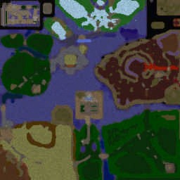 Titan Land - Risko's Rok 1.4a - Warcraft 3: Mini map