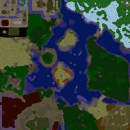 Titan Land The Begining Of The End - Warcraft 3: Mini map