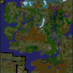 War of the Ring 2.3.4 - Warcraft 3: Mini map