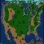America 1.2 - Warcraft 3 Custom map: Mini map