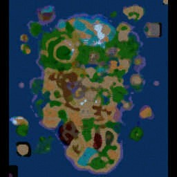 Azeroth Wars: Pangea 1.45beta - Warcraft 3: Mini map