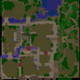 Battle for Lordaeron - Warcraft 3: Mini map