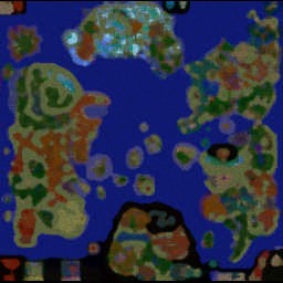 Dark Ages of Warcraft V.7.4 - Warcraft 3: Mini map