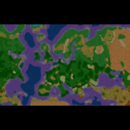 Eras Zombie Invasion 0.83.2z NotProt - Warcraft 3: Mini map