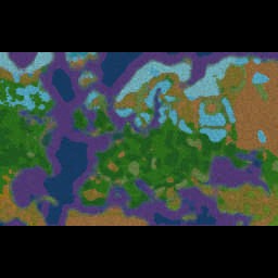 Eras Zombie Invasion 0.83.3a - Warcraft 3: Mini map