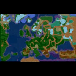 Eras Zombie Invasion End V10 - Warcraft 3: Mini map