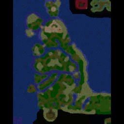 Fall of Quel'thalas v1.1c - Warcraft 3: Mini map