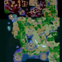 Lordaeron Tactics 15.1 - Warcraft 3: Mini map
