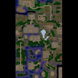 Lordaeron Wars Strategy v1.05 - Warcraft 3: Mini map