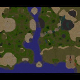 LOTR Battle for Middle Earth v 1.1 - Warcraft 3: Mini map