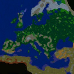 Rise of Europe 7.0 Reforged - Warcraft 3: Mini map