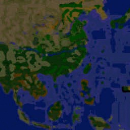 RiseofChina 1.7 - Warcraft 3: Mini map