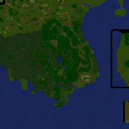 The Vietnam War 1.2.3a! - Warcraft 3: Mini map