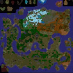 Warbands of Artania v.1.56 - Warcraft 3: Mini map