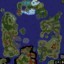 World of Azeroth - The Third War Warcraft 3: Map image