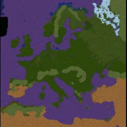 World War II Strategy Map 3.4b - Warcraft 3: Mini map