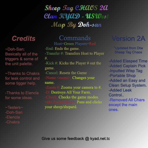 Sheep Tag Chaos [2A] - Warcraft 3: Custom Map avatar
