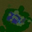 Watery terrain Warcraft 3: Map image