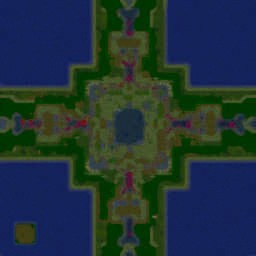Chaos Azure Tower Defense V2.0 - Warcraft 3: Mini map